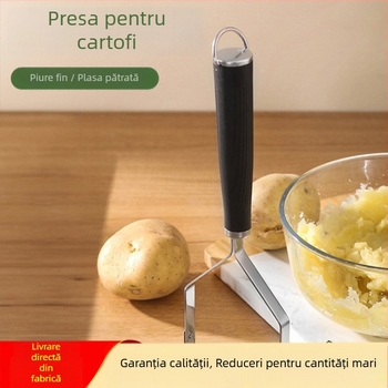 Zdrobitor manual pentru cartofi din oțel inoxidabil – ustensilă de bucătărie multifuncțională pentru piure și hrana bebelușului