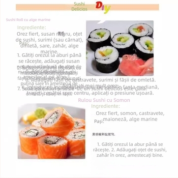 Kit pentru sushi: mașină și forme – rulouri perfecte