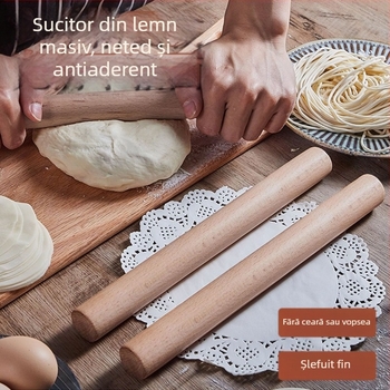 Rolă de aluat din lemn, 1 bucată