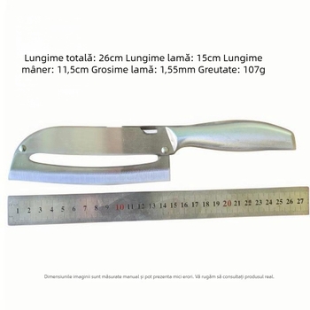 Instrument de curățare și feliere din oțel inoxidabil, unelte de bucătărie pentru fructe, 2 în 1