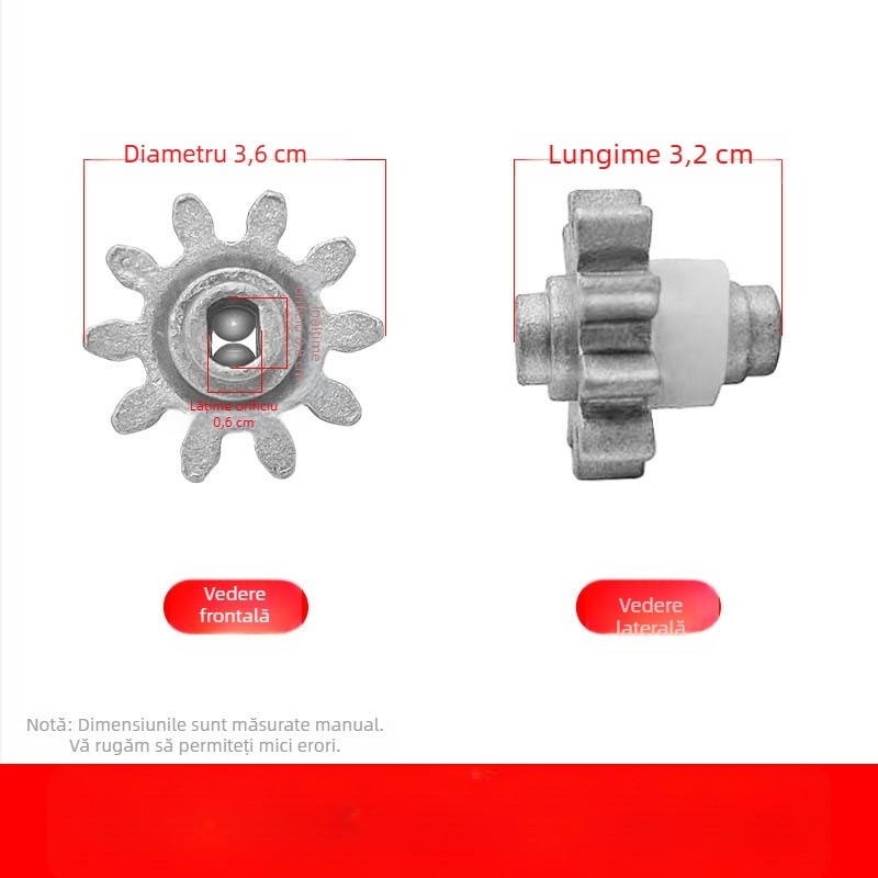 Accesorii DIY pentru grătar rotativ automat cu motor de 5V și angrenaje