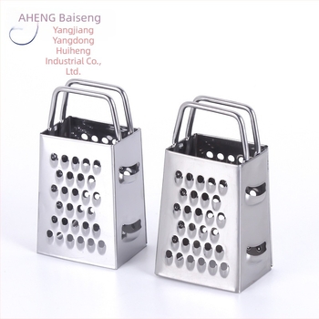 Răzuitor personalizat din oțel inox cu mâner din sârmă, răzuitor cu patru fețe, răzător compact pentru brânză și coajă de lămâie, ustensilă de bucătărie