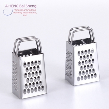 Răzuitor personalizat din oțel inox cu mâner din sârmă, răzuitor cu patru fețe, răzător compact pentru brânză și coajă de lămâie, ustensilă de bucătărie