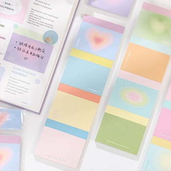 Note adezive Color Dream pentru jurnal – stil minimalist, proaspăt