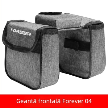 Geantă frontală pentru cadrul bicicletelor de munte și oraș – set complet de accesorii pentru ciclism