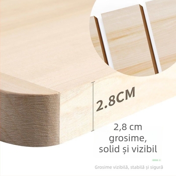 tocător din lemn masiv de salcie pentru bucătărie, lemn întreg, gros