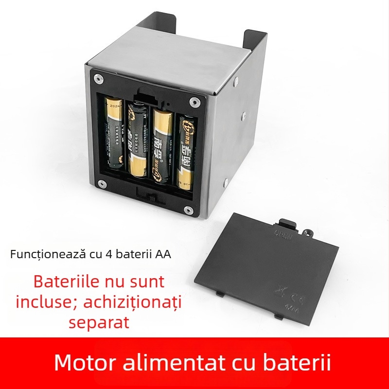 Grill fluture rotativ, coș circular pentru grătar din oțel inoxidabil 304