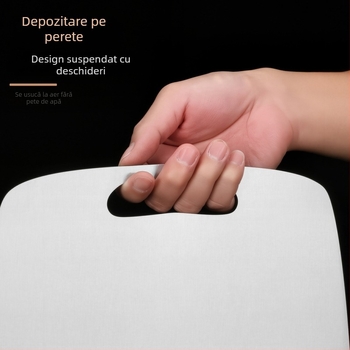 Scândură de tăiere din oțel inoxidabil, dublă față, grosime mare, alimentară, antibacteriană, anti-mucegai, anti-alunecare, pentru bucătărie și frământat aluat.
