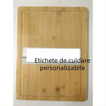 Tăietor de legume din bambus, dreptunghiular, pentru chiuvetă