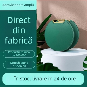 Tocător de bucătărie, antiderapant, antibacterian și rezistent la mucegai, cu două fețe, din PE verde, design vertical