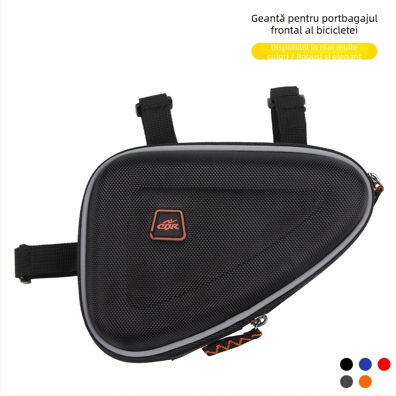 Geantă triunghiulară pentru unelte de bicicletă, montare pe cadrul superior, accesorii pentru bicicleta de munte