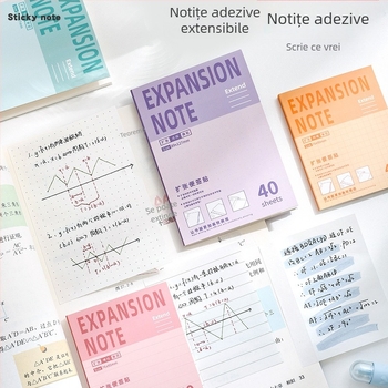 Post-it extensibile pentru studenți – bloc-notes pentru notițe și notițe de curs