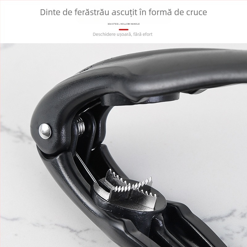 Deschizător de castane din plastic ABS, clip încrucișat, unealtă de decojit castane