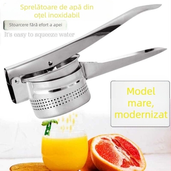 Zdrobitor manual pentru cartofi din oțel inoxidabil 430, pentru legume, storcător cu separare pulpă-suc