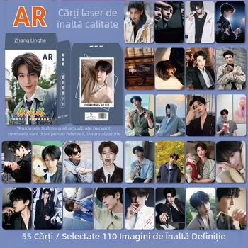 Zhang Linghe merch: carduri AR cu laser, 55 de bucăți într-un set ambalat, carduri lomography de înaltă definiție