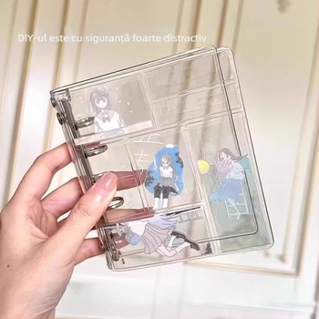 Jurnal de buzunar M5 cu foi detașabile pentru studenți — simplu și creativ, album foto DIY cu spațiu pentru fotografii Polaroid și carduri