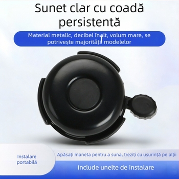 Claxon retro pentru biciclete de munte și de oraș, foarte tare, universal pentru bicicletele copiilor, accesoriu decorativ pentru bicicletele de echilibru