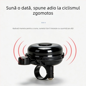 Claxon retro pentru biciclete de munte și de oraș, foarte tare, universal pentru bicicletele copiilor, accesoriu decorativ pentru bicicletele de echilibru