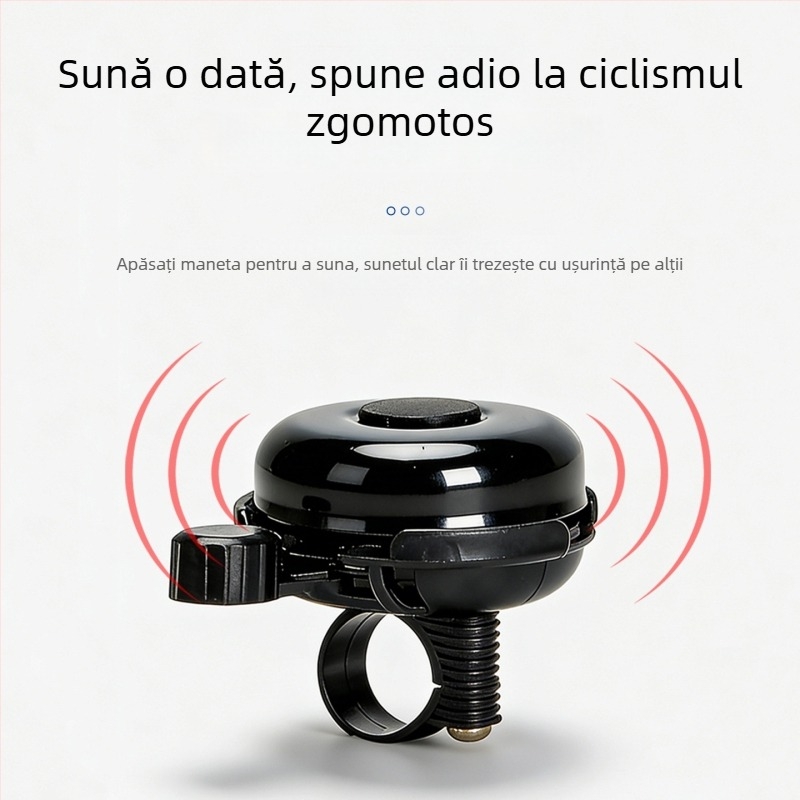 Claxon retro pentru biciclete de munte și de oraș, foarte tare, universal pentru bicicletele copiilor, accesoriu decorativ pentru bicicletele de echilibru