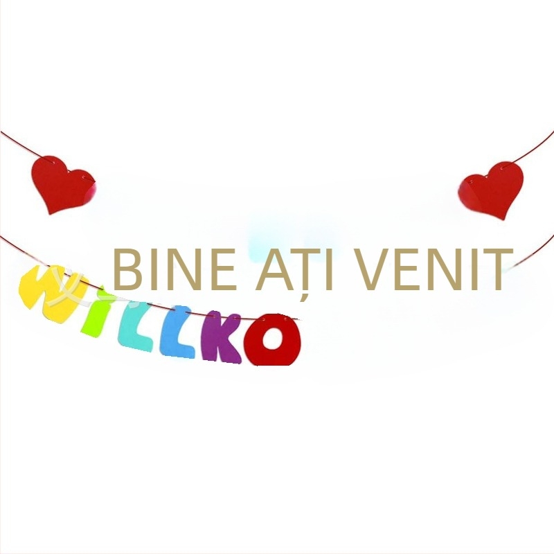 Banner de bun venit în stil german pentru decorul de familie