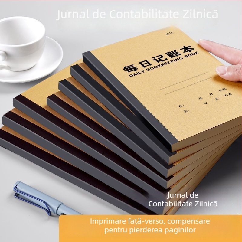 Jurnal zilnic de contabilitate: înregistrări de venituri și cheltuieli, jurnal de vânzări, finanțe casnice detaliate și registru de magazin
