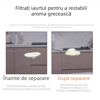 Filtru de iaurt, Mașină de iaurt grec de casă, Separator de zer și lapte de soia, Filtru de brânză din oțel inoxidabil