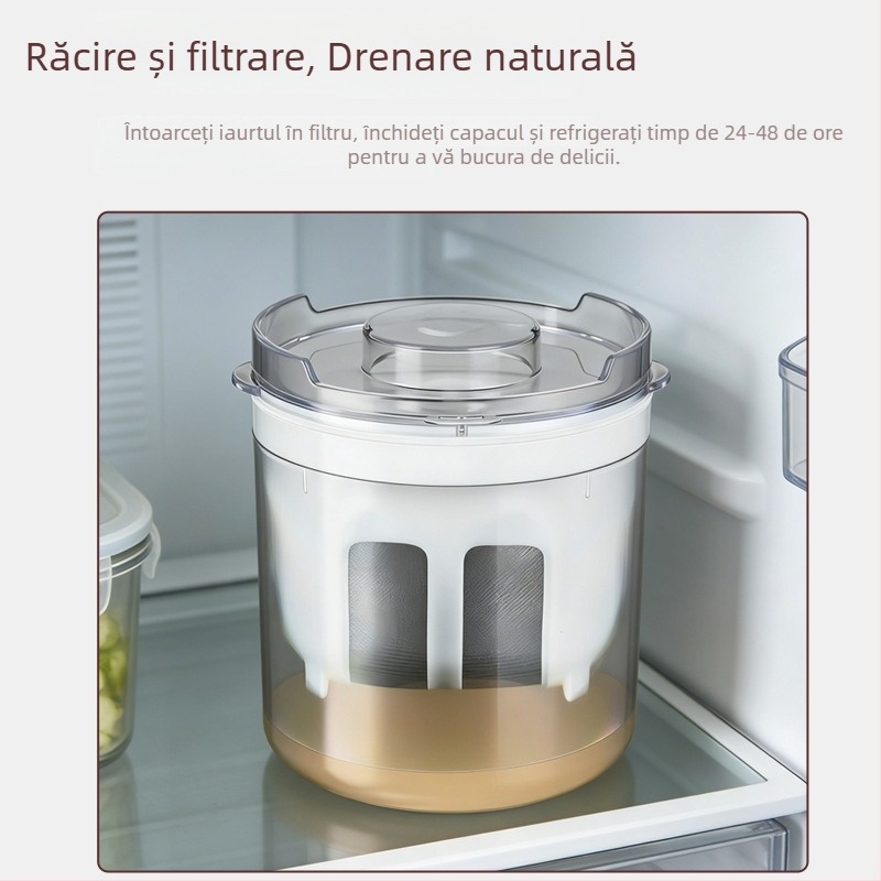 Filtru de iaurt, Mașină de iaurt grec de casă, Separator de zer și lapte de soia, Filtru de brânză din oțel inoxidabil