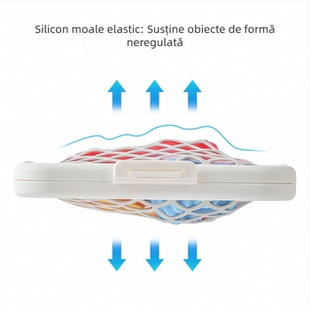 Coș mic din silicon pentru mașina de vase, accesorii bucătărie, cutie de drenaj pentru depozitare