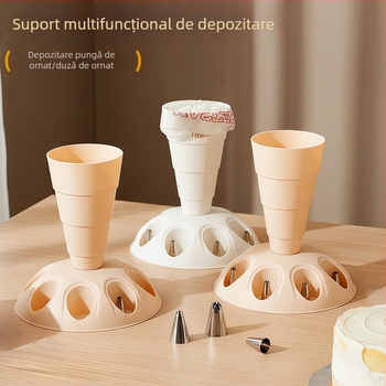 Raft pentru pungile de decorare și duzele de ornare – ustensile de patiserie pentru bucătărie