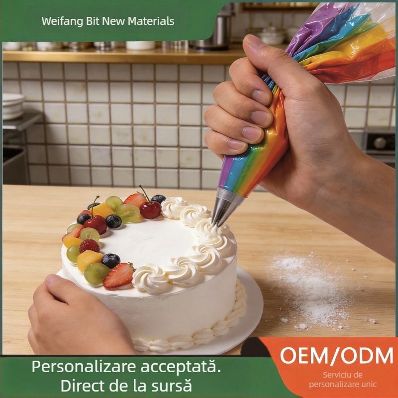 Poșă de patiserie personalizabilă, instrument de decorare pentru prăjituri și furseuri