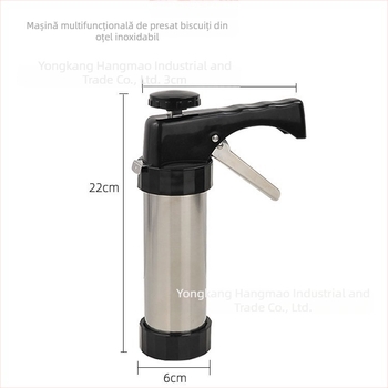 Pistol de decorare biscuiți din oțel inoxidabil, set de 13 piese pentru cofetărie DIY