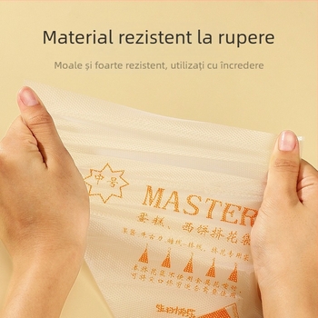Pungi de decorare, de unică folosință, groase, pentru creme și prăjituri, dimensiuni mari, medii și mici
