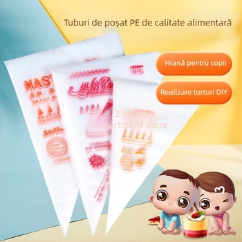 Pungă de decorare din silicon, pentru decorarea prăjiturilor și pregătirea hranei pentru bebeluși
