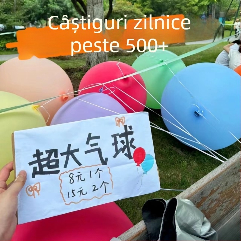 Balon latex rotund, 36 inci, cu pereți groși, pentru decorarea zilei de naștere și a nunții