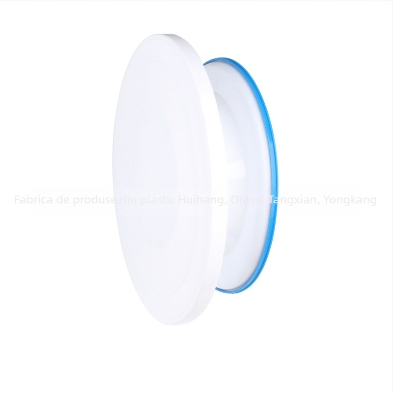 Platou rotativ din plastic pentru decorarea prăjiturilor, margine antiderapantă