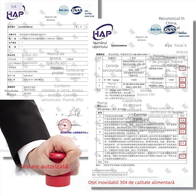 Frigărui din oțel inoxidabil 304 pentru grătar, carne și miel, utilizare casnică și în aer liber