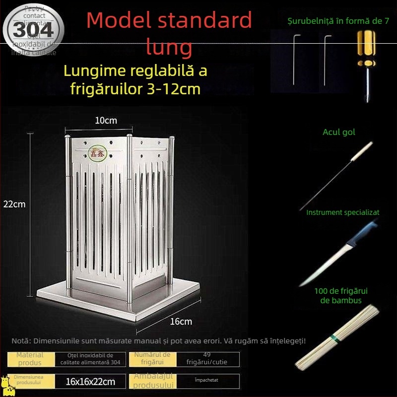 Mașină multifuncțională pentru frigărui, uz casnic și comercial la grătar, frigărui de miel și carne