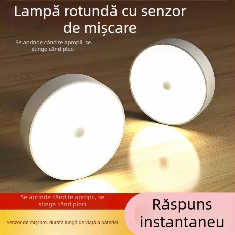 Lampa de noapte cu încărcare magnetică și capacitate mare a bateriei – LED pentru hol