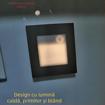 Lampă de podea ascunsă, cu senzor de mișcare, culoare gri perlă, model 86-T, lumină caldă