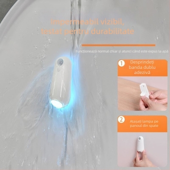 F15 Lumină de toaletă cu senzor de mișcare, LED, reîncărcabilă