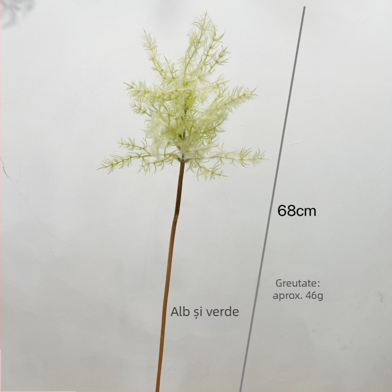 Flori artificiale Cotinus coggygria cu efect ceață, pentru decor de nuntă și aranjament floral în stil natural