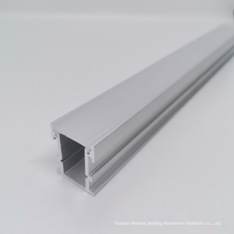 Carcasă din aluminiu pentru LED liniar, kit pentru bandă rigidă, canal din aluminiu pentru lampă încastrată, accesorii pentru iluminare de podea