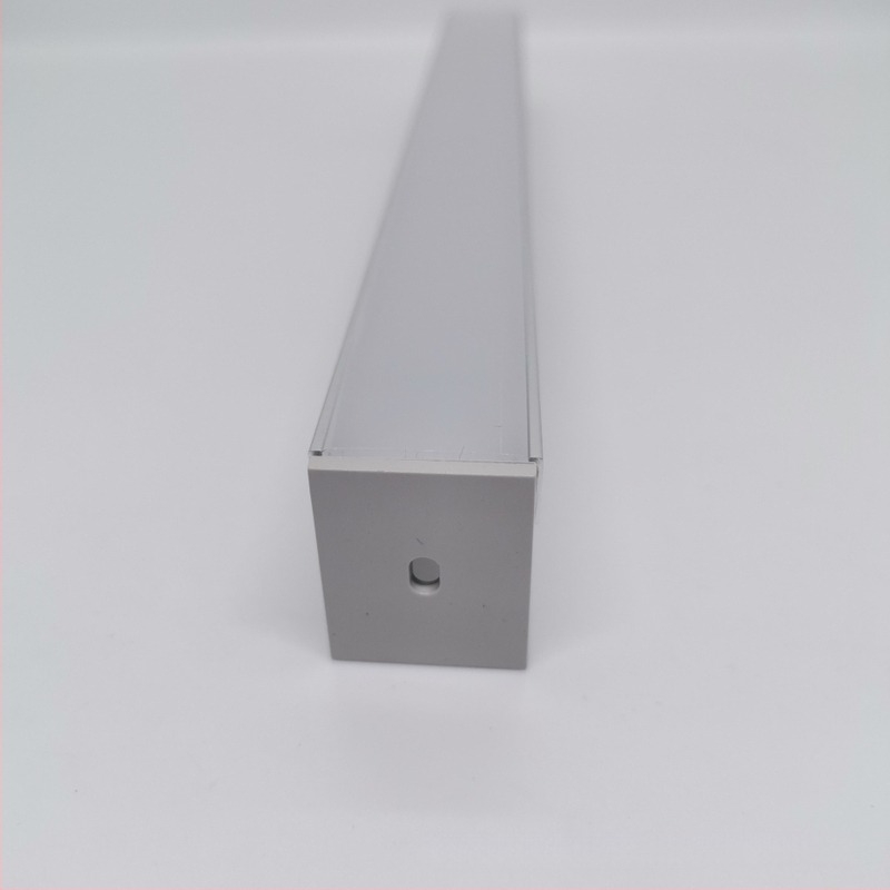 Carcasă din aluminiu pentru LED liniar, kit pentru bandă rigidă, canal din aluminiu pentru lampă încastrată, accesorii pentru iluminare de podea