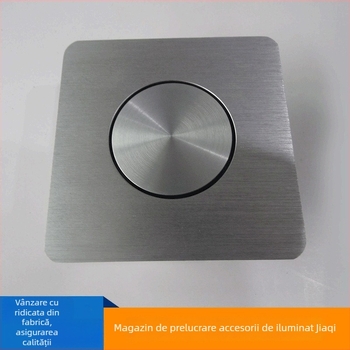 Kit carcasă lampă colț scară din aluminiu, rotire 360°, 90x90
