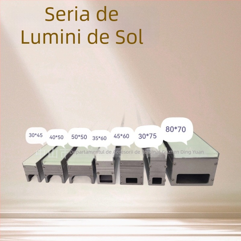 LED iluminare subterană – set de carcasă pentru iluminat exterior peisaj, wall-washer