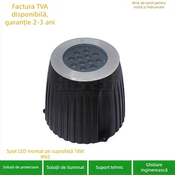 Kit Cree LED pentru iluminare de fațadă cu fascicul reglabil, husă exterioară (montaj pe suprafață sau îngropat)