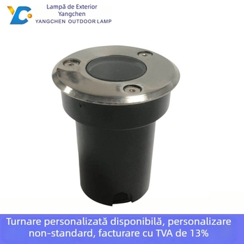 Kit husă lampă subterană pentru iluminat pardoseală pătrat, IP67, aluminiu turnat