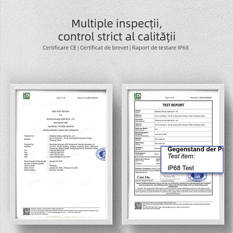 Lampă solară pentru trepte, exterior, IP68 impermeabilă; pentru grădină și gazon; iluminare de teren pentru curte