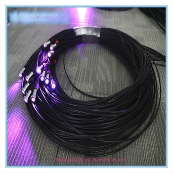 Kit de iluminat exterior pentru piscină cu lumini stelare și fibre optice subterane pentru piața