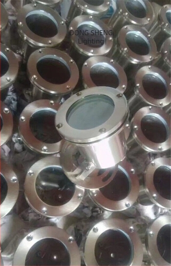 Carcasă pentru lampă subacvatică din oțel inoxidabil, 90 mm, aliaj de zinc, soclu GU10, kit lampă subterană